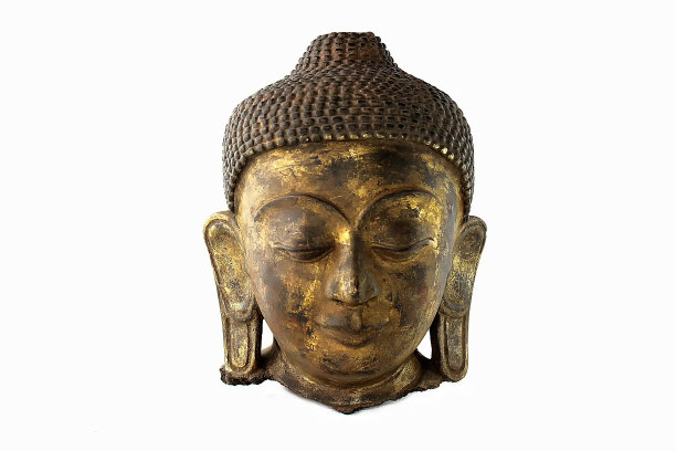 白底上的老佛头弟子图片下载