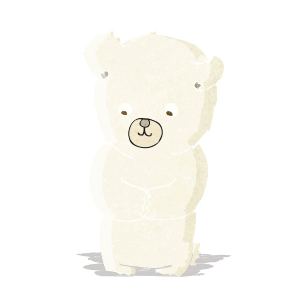 可爱的卡通北极熊图片下载