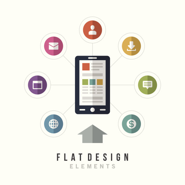 平面设计矢量插图信息图设计元素图片下载