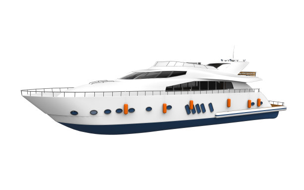 白色的游艇图片下载