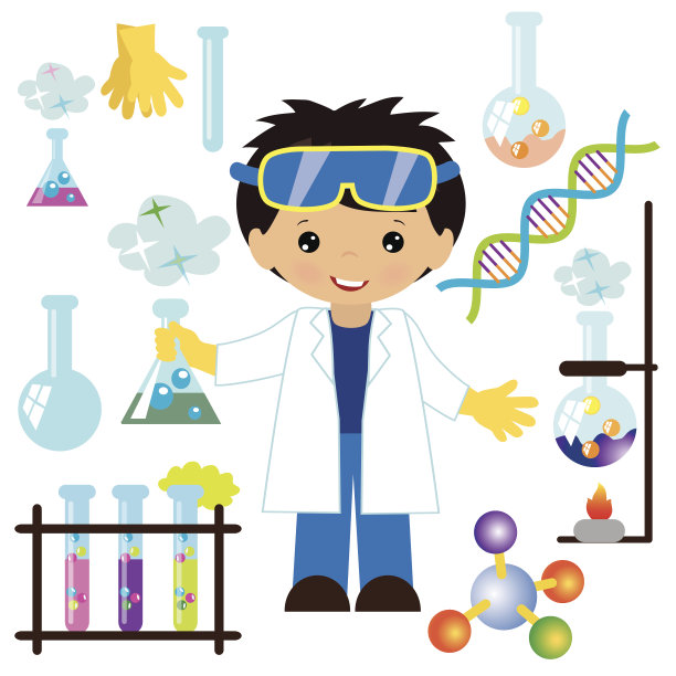 化学家矢量图图片下载