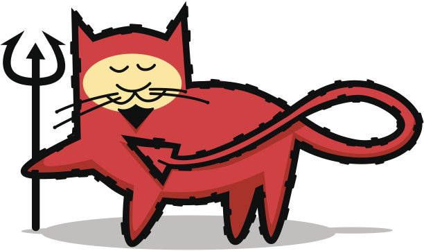 坏的红猫图片下载