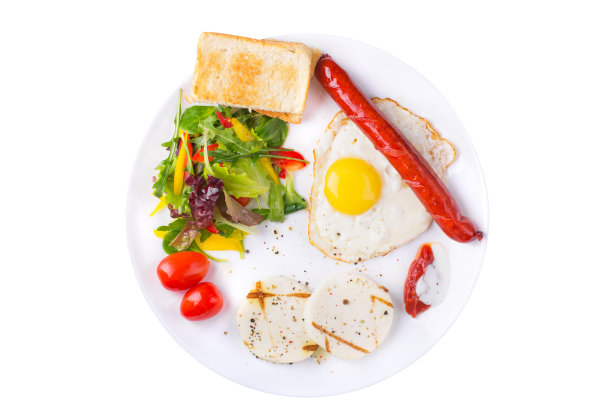 煎蛋香肠图片下载