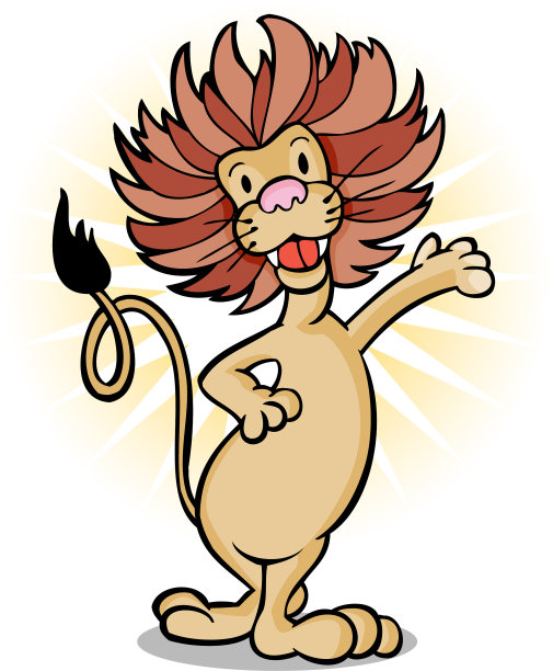 阳光狮子图片下载