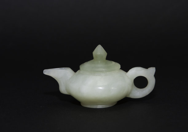 黑色玉茶壶图片下载