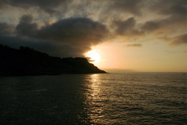 海上的日落图片下载