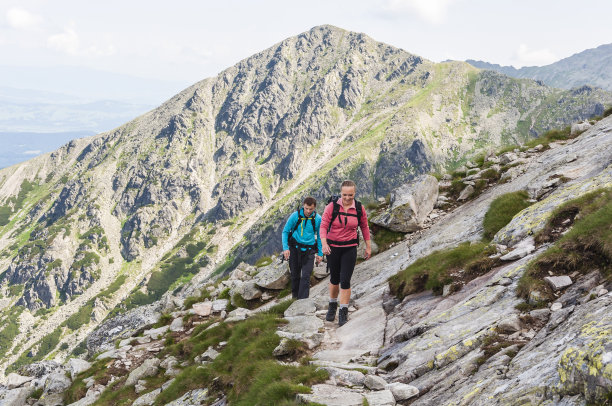 徒步旅行路线图片下载