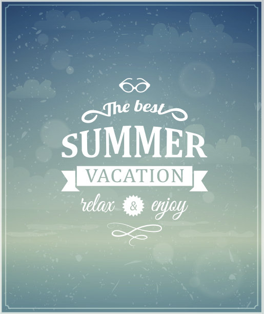 海滩排版背景图片下载