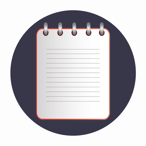 红色可撕下的记事本放在戒指上图片下载