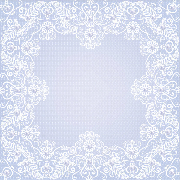 蕾丝花的框架图片下载