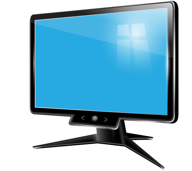 显示器，电脑显示器，液晶显示器，白底电视图片下载