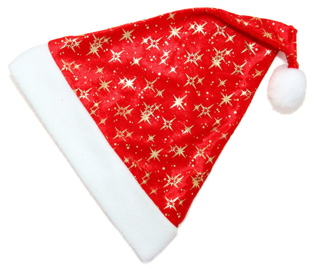 圣诞老人的帽子孤立图片下载