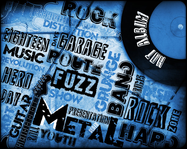 摇滚音乐海报图片下载