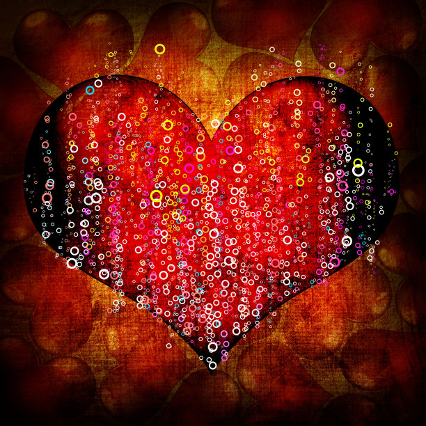 情人节的红色背景图片下载