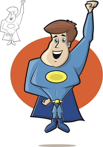 可爱的超级英雄图片下载