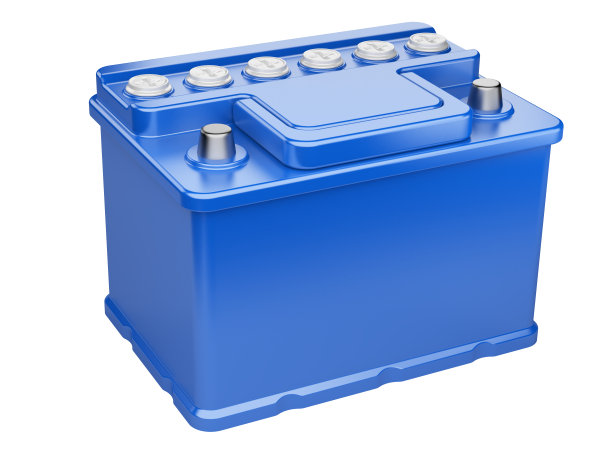 汽车电池孤立的白色背景。图片下载