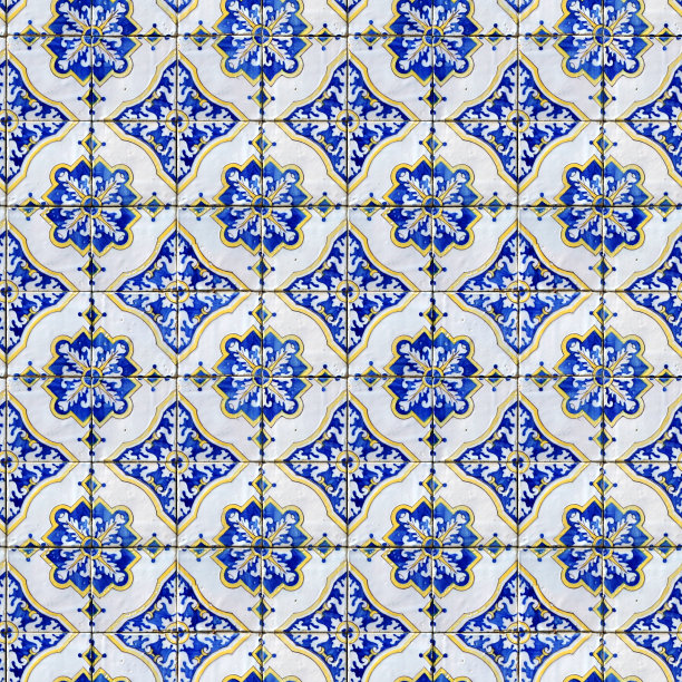 无缝瓷砖图案的古瓷砖图片下载