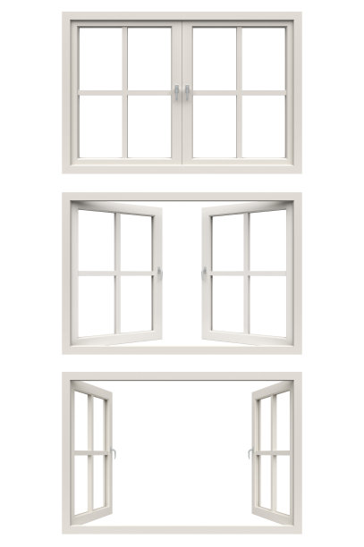白色窗框素材图片