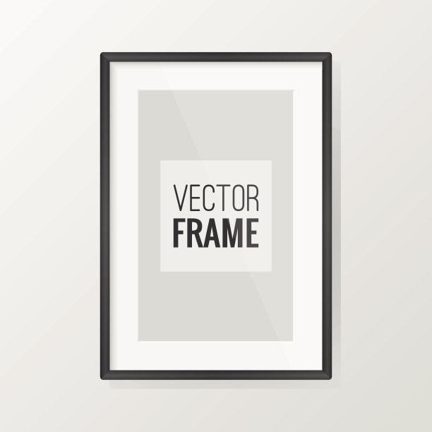 黑框向量设计图片下载