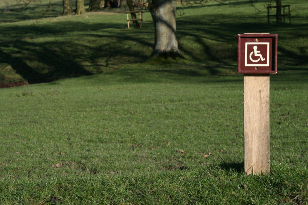 残疾人停车标志图片下载