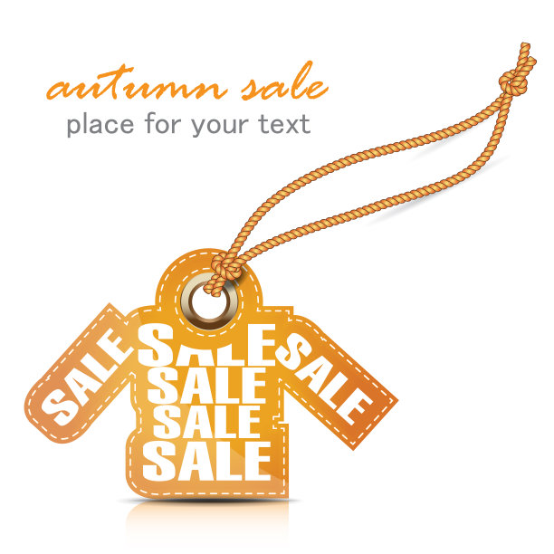 秋天出售标签图片下载