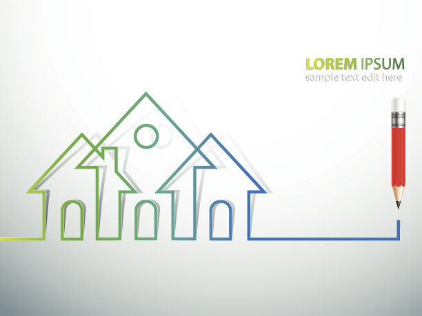 房子向量图片下载