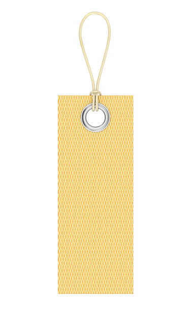 白色背景上带分隔的纸板标签图片下载