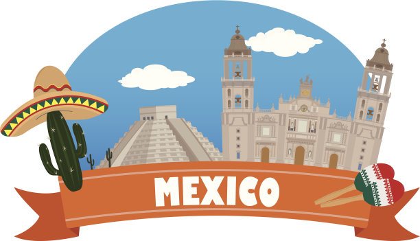 墨西哥。旅游和旅行图片下载