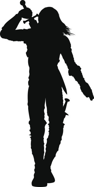 战士剪影图片下载