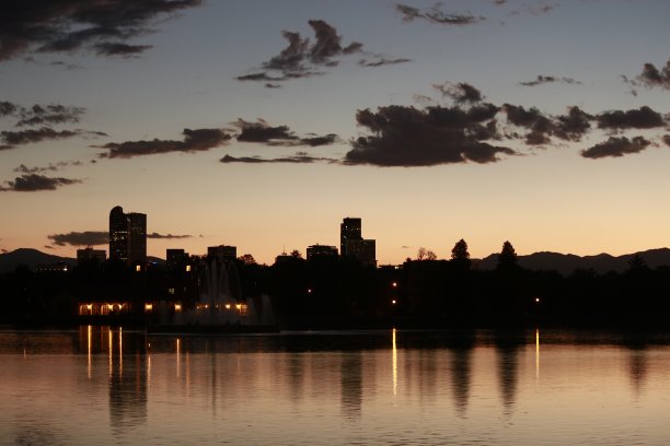 城市公园天际线图片下载