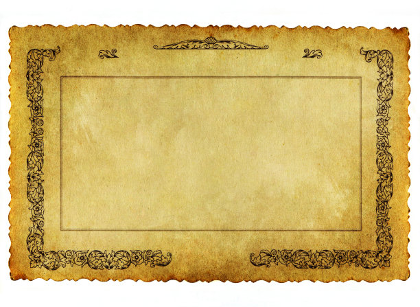 破旧的古玩纸图片下载