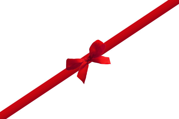 红色的蝴蝶结图片下载