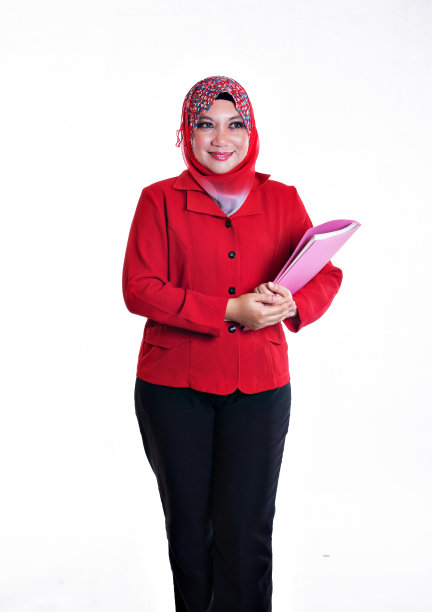 工作马来西亚女士与思考表达图片下载