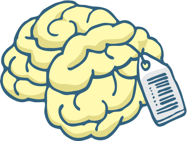 标价出售的大脑图片下载