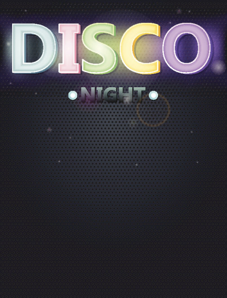 迪斯科晚会海报图片下载
