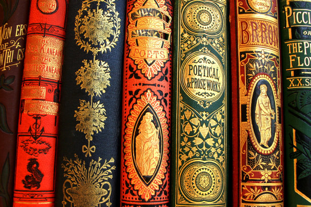 一排古书图片下载