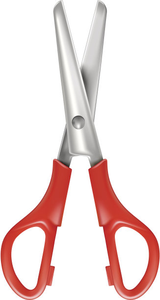 红色的剪刀图片下载