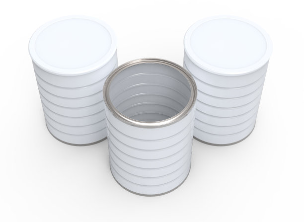 空白的金属可以图片下载