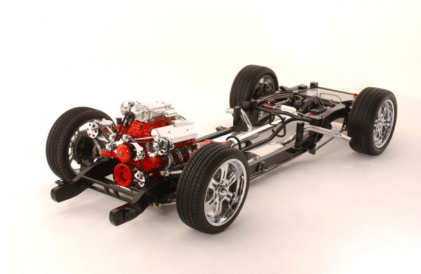 卡车框架与定制引擎降低图片下载