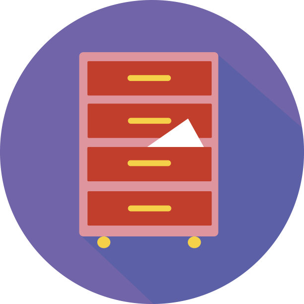 扁平的目录抽屉图标图片下载