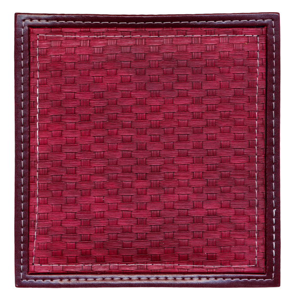 暗红色柳条框架孤立图片下载