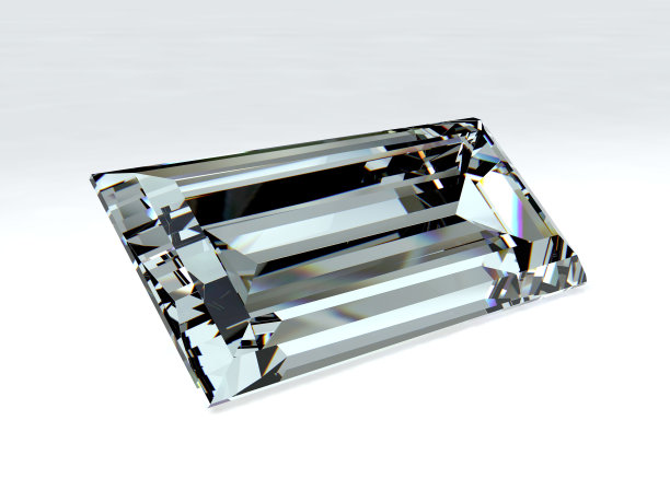 白色底色钻石，高品质图片下载