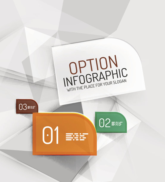 向量新鲜业务抽象信息图表模板图片下载