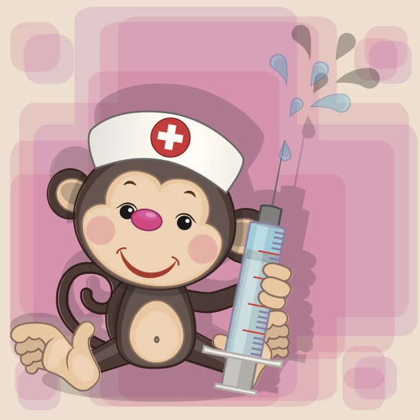 猴子的护士图片下载