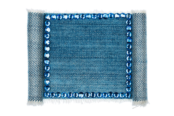 牛仔裤镜框折叠成手稿的形式，镶上一层图片下载