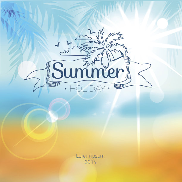 在手动模式下使用散景实现海的抽象模糊图片下载