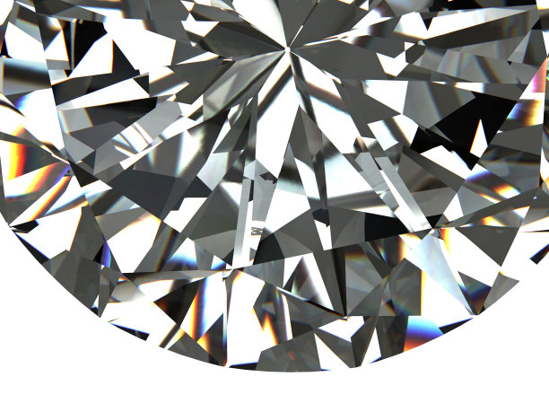 白色底色钻石，高品质图片下载