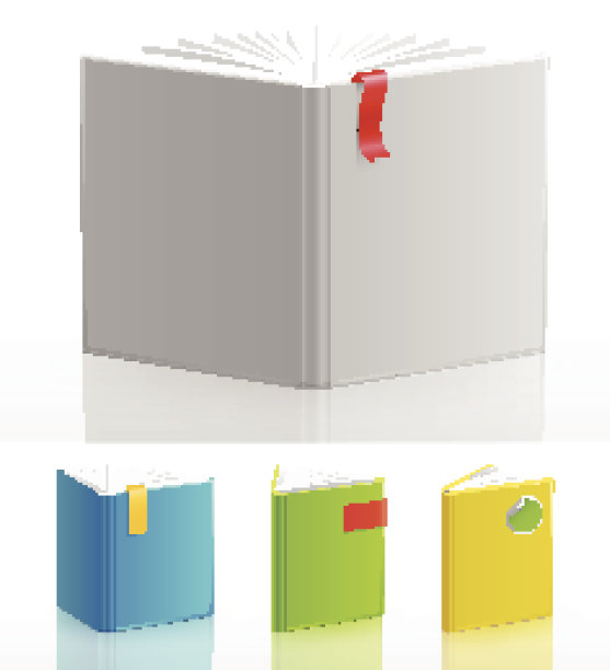 一套摊开站立的书。图片下载