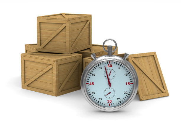 木箱。孤立的三维图像图片下载