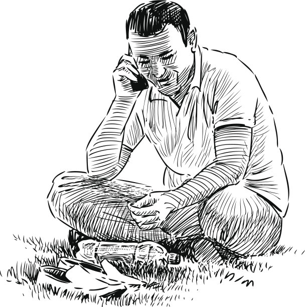 男人在打电话图片下载